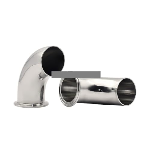 Codo Tri-Clamp 2 a 45mm OD en acero inoxidable SS304 con codo de 90 para tubería industrial 3