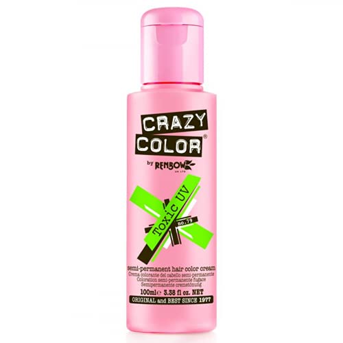 Coloration Crazy Color Toxic UV Vert 100 ml