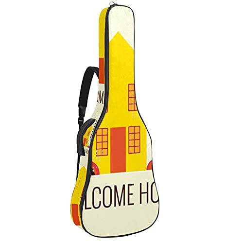 Sac de transport pour guitare Welcome Home housse basse et folk moins de 106 cm