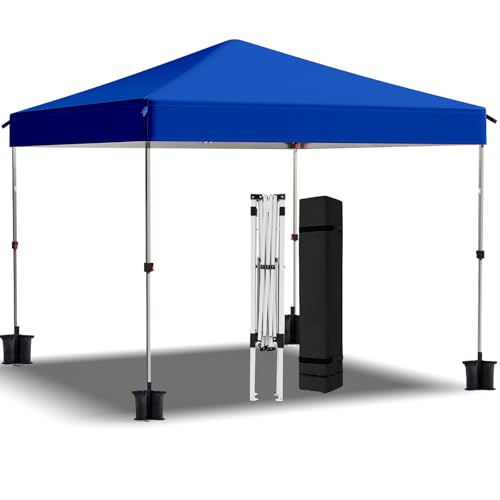 Pop Up Canopy Tent, 10x10 Outdoor Shade, One Push Instant Outdoor Canopy, Easy Set Up Tent, Portable...