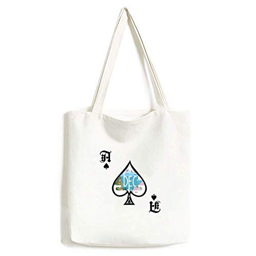 Sac de décembre poker le cadeau original lavable pour les passionnés de cartes