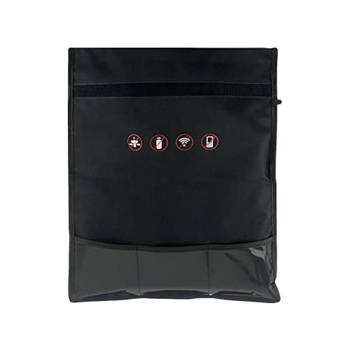 Bibest Sacs de Blocage de signaux RFID, Signal Blocage Pochette Sac, Pochettes pour Cartes de crédit RFID, bloqueur de Signal pour clés de Voiture, étui pour clé RFID/WiFi/GSM/LTE/NFC/RF
