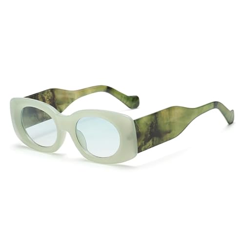 Lunettes de soleil ovales rétro UV400 tendance pour femme et homme