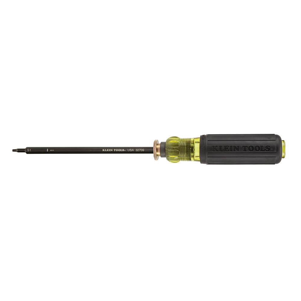 Klein Tools 32708 Adjustable Screwdriver, #1 and #2 Square, Made in USA