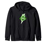 Match Green Color Graphic Tee