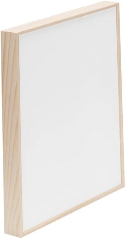 Da Vinci Pro Liquid Art Multi-Media Panel 24x30, 1-1/2" Deep Gesso Board with Natural Wood Frame, Raised Lip Wood Canvas Panel Ideal for Artists Using High Flow Acrylics and Alcohol-Based Dyes