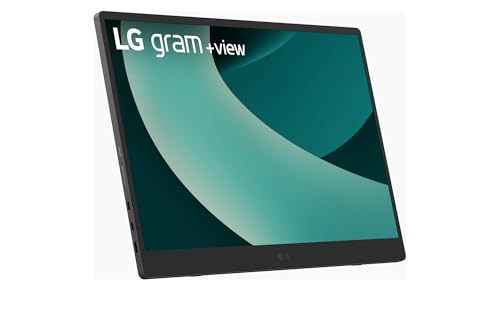 LG Gram +View 17MT70 Ecran PC Portable 17" - Dalle IPS résolution QHD+ (2560x1600) Format 16:10, 60Hz, DCI-P3 99%, USB-C vers. 1.4, étui de Protection/Support fourni, 780g