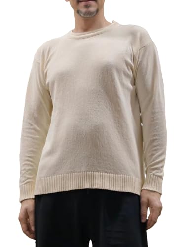 Men's Casual Solid Crewneck Lightweight Pullover Sweater Relaxed Fit Breathable Knit Top Daily Wear Knitwear4