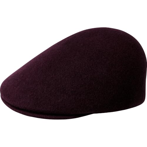 Image of Kangol Seamless Wool 507 Hat - Deep Plum /L Ivy Caps & Flat Caps