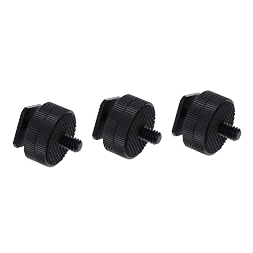 3pezzi Adattatore Hot Fotocamera Microfono Accessorio Per Treppiede e Monitor Compatibile Standard