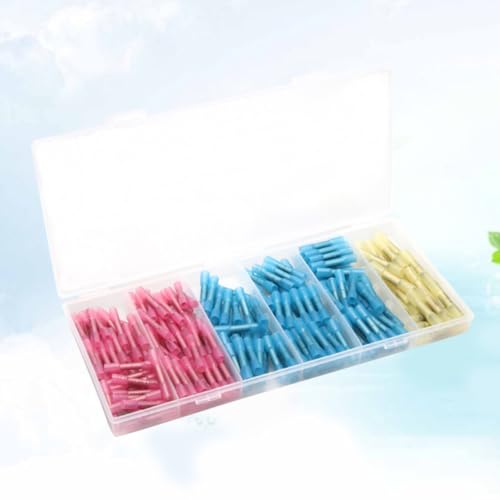 Conectores termorretráctiles funda plástica 200 cables eléctricos automotrices varios estilos 3