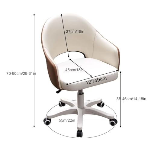 Silla de maquillaje regulable gris para evitar dolores de espalda 2