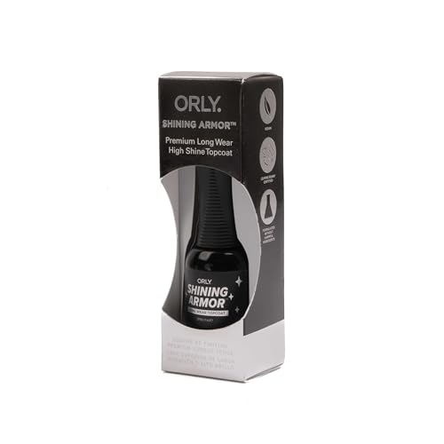 ORLY Shining Armor Premiumüberlack 11ml – schnelltrocknender Topcoat für extra Halt, brillanter Gel-Glanz, schützt Nagellack & UV-Lack, langanhaltendes Finish
