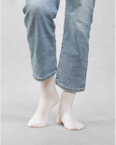 Image of COTTON DAY Women's Soft Combed Cotton Socks Seamless Toe Black White Navy
