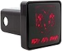 Bully CR-007D Black Finish ABS Plastic Universal Fit Truck Dodge RAM Logo LED Brake Light Hitch Cover Fits 2' Hitch Receivers for Trucks from Chevy (Chevrolet), Ford, Toyota, GMC, Dodge RAM, Jeep