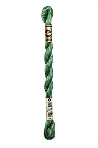 Hilo Perlé Algodón DMC Verde Pistacho 169.6 in miniatura 1