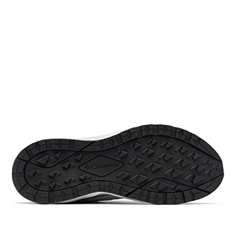 Columbia Men's Plateau Hiking Shoe, Grey Ice/Black, 12