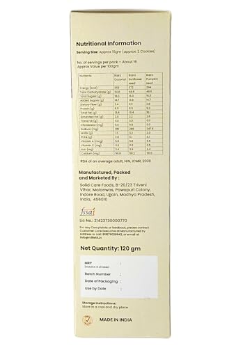 Image of Millet-it Bajra Coconut Cookies | No Maida, No Refined Sugar | Gluten Free, Jaggery Sweetened | Protein, PUFA & Mineral Rich | For Kids & Adults | 120g