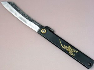 Fabriqué au Japon Higonokami MIYAMOTO MUSASHI Couteau de Poche Traditionnel Japonais Couteaux pliants
