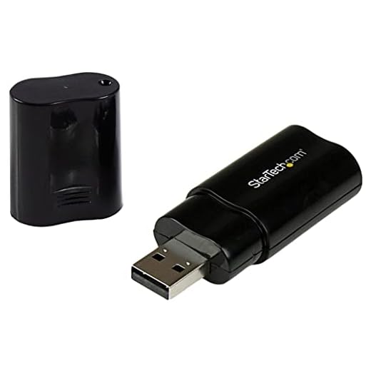 StarTech.com Scheda Audio Esterna Stereo USB 2.0, Adattatore esterno scheda audio Stereo USB 2.0 a 3,5 mm Jack audio