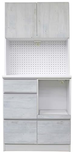 食器棚 完成品 キッチンボード 80 食器 開梱設置 k23-1 aaa02462 AT レンジ台 キッチン収納棚 国産 ダイニングボード 幅80cm