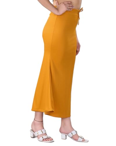 Image of LADLA FASHION] Women's Saree Shapewear - Mermaid Cut Saree Shaper Petticoat with Side Slit,