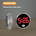 Car Dashboard Digital Clock, Stick On Dashboard Car Clock, Small Digital Clock for Car Dashboard, Touch-Activation LED Digital Dashboard Clock for Car Truck