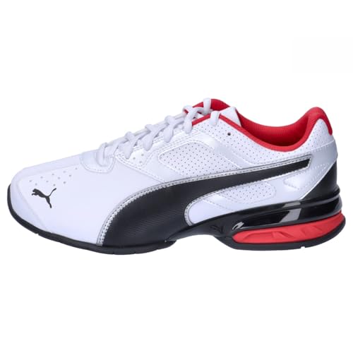 PUMA Men's Technical Sport Competition Running Shoes, White Black Silver, 132