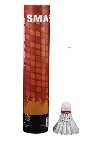 Vicky Smash Feather Shuttlecock Ideal for Friendly Matches, Competitions, Gifting, Regular Sports, Practising & Entertainment- White (Pack of 10) (B087ZNCNGV) Amazon Price History, Amazon Price Tracker