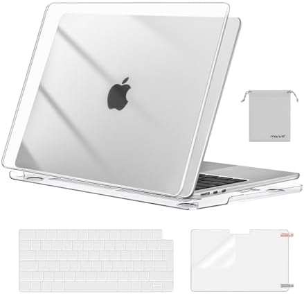 MOSISO Coque Compatible Avec MacBook Air M4 M3 M2 13 Pouces - 8
