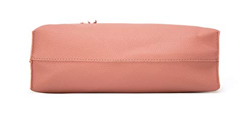 Image of Dreubea Women's Soft Faux Leather Tote Shoulder Bag from, Big Capacity Tassel Handbag