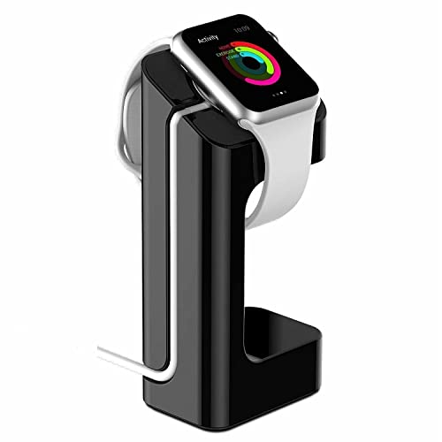 Apple Watch 1-6 Tüm Seriler için 2in1 Set Manyetik Şarj Aygıtlı Dock Stand - AL3558
