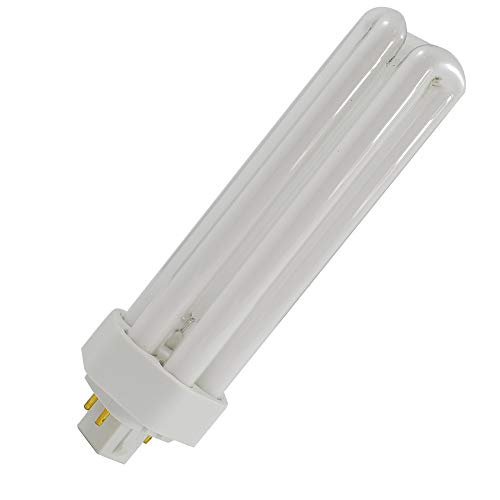 Image of Sylvania Dulux T /E /in CFL Compact Fluorescent Light Bulb 4 Pin 42W, 1 Pack | Triple Tube, GX24q-4 Base, 42 Watt Long Lasting Energy Efficient Light Bulb, 12000 hr Life, Dimmable, 4100K Cool White