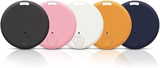 Mini Item Finder, Dog GPS Tracking Device, No Monthly Fee App Locator, 2023 Upgraded Portable Bluetooth Intelligent Anti-Lost Device for Luggages/Kid/Pet Bluetooth Alarms (1Pack, White)