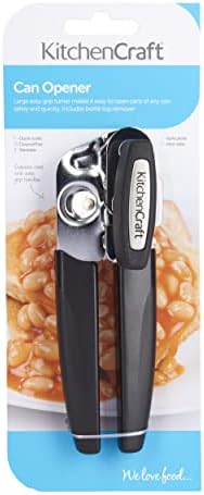 KitchenCraft Can Opener, Stainless Steel, 16.5cm (6.5"), Carded