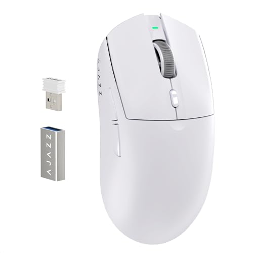 Image of ATTACK SHARK AJ139 G Pro Gaming Mouse 4K Polling Lightweight PAW 3395 Sensor Receiver up to 26,000DPI 6 Programmable Button USB-C Charging Ergonomic Symmetric for PS4 Xbox PC Mac Gamer