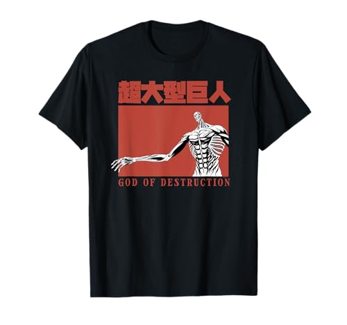 Attack on Titan Season 4 Titán Dios de la Destrucción Camiseta