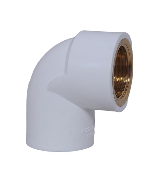 NOVELT UPVC Brass Elbow | Precision Engineered Brass Fitting for Plumbing, Gas, and Water Systems |