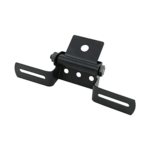Riloer Support de Plaque d'immatriculation en métal Universel pour Moto Tout-Terrain véhicule ATV, Support de Plaque d'immatriculation Pliant réglable...