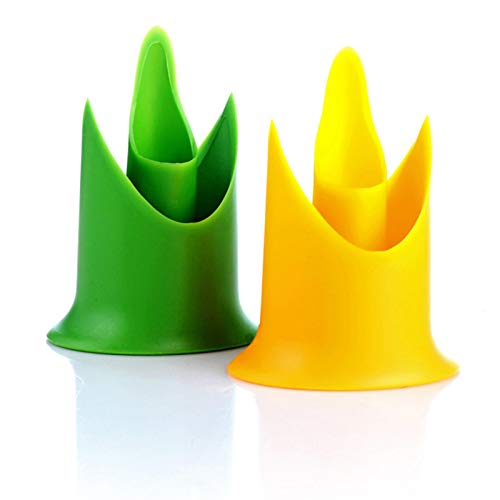 Entkerner Mirabellen, Gemüse-Entkerner, Tomate Obst Nukleare Entkerner Stiele, Entkerner für Paprika, Obst, Gemüse(Zufällige Farbe, 2 Stück) Cover