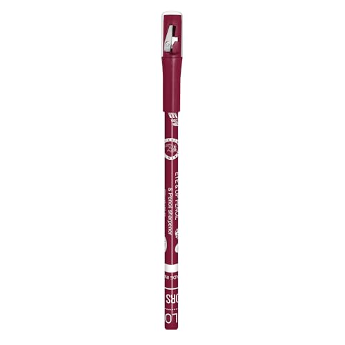 Image of Colors Queen Eye & Lip Liner Pencil with Sharpener | Long Lasting & Smudge Proof Lip Liner | Matte Finish, Rich Color Payoff Sharpenable Pencil (Plum)