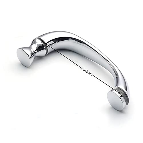 Poignée de douche inox 140 mm pour remplacer poignée de porte en verre - 4