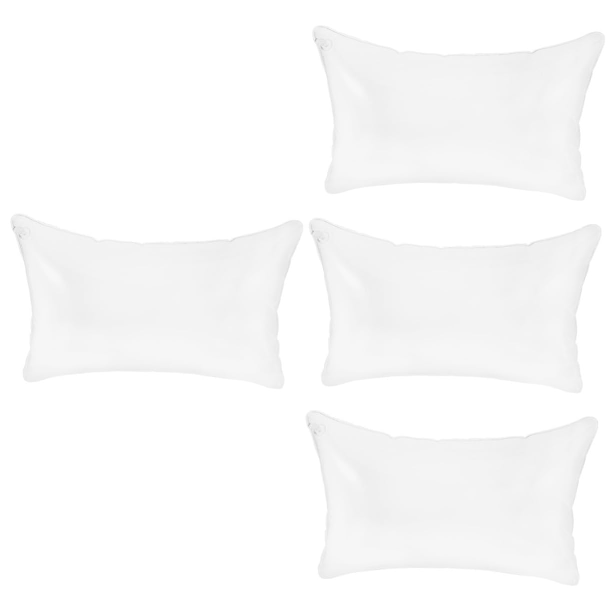 Supvox 4 Stück Aufblasbares Langes Kissen Kisseneinsätze Klares Sofakissen Campingkissen Wasserabweisender Kisseneinsatz Tragbares Sofakissen Klares Kissen Camping-ausrüstung PVC