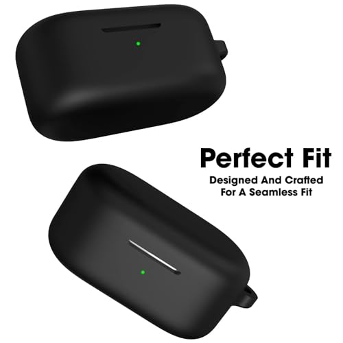 Image of Silicone Case Cover Compatible for OnePlus Nord Buds 2 Case, oneplus nord Buds 2 case Cover with Hook Oneplus Nord Buds 2 Cover with Silicone 360 Protection, Shockproof (Batman)