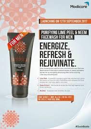 ModicareSCHLOKA PURIFYING LIME PEEL & NEEM FACE WASH - MEN