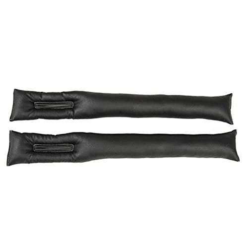 2 Pièces Siège de Voiture Gap Filler Pad, Gap Filler Pad Siège de Voiture, Bouchon d'Écartement de Siège d'Auto, Siège Voiture pour éviter que Petits Objets ne Tombent Dans L'espace(Noir) Cover