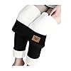 Fleece Lined Leggings for Women Plus Size Winter Tights Warm Thick Sherpa Leggings Soft High Waisted Workout Pants