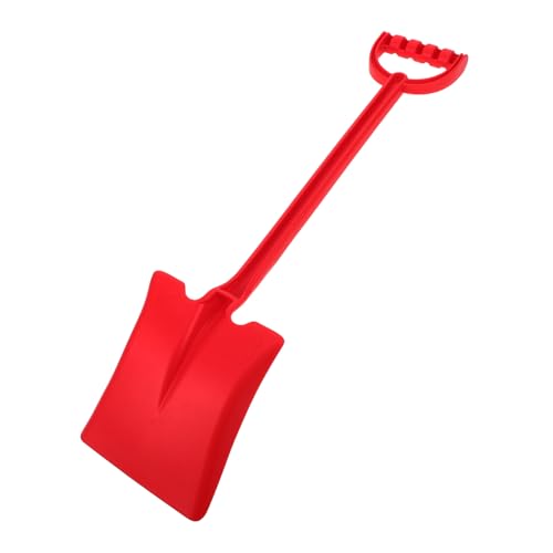 YARNOW Multifunctional Beach Shovel Plastic Sand Digger Tool Vibrant Red for for Summer Beach Fun and Winter Adventures
