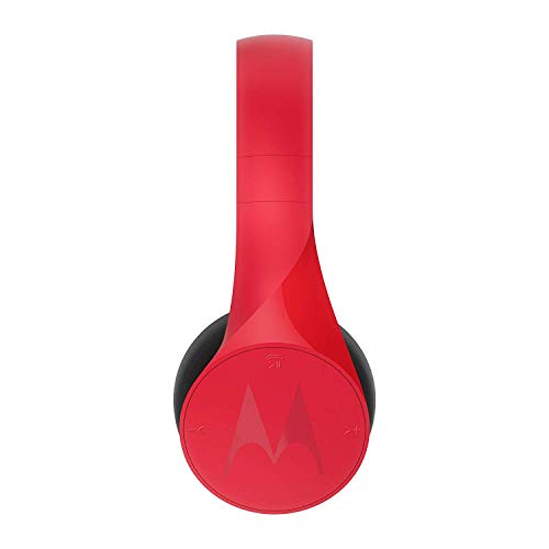 Image of Motorola Pulse Escape Wireless Bluetooth Over The Ear Headphone with Mic (Red)