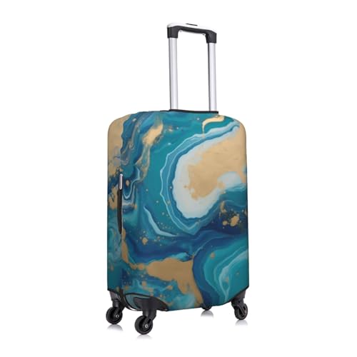 Abstract Marble Stone Print Luggage Suitcase Covers Elastic Washable Luggage Protector Luggage Covers For Suitcase3